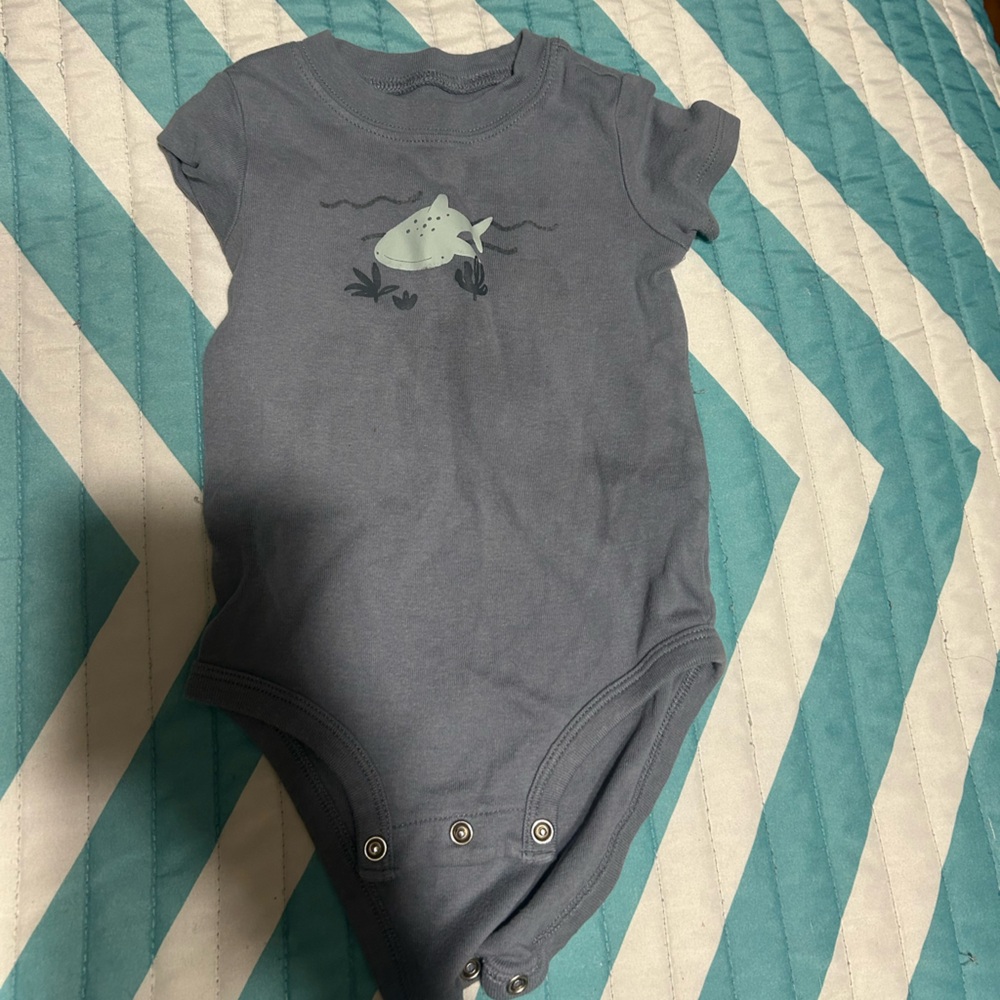 Boy’s blue onesie